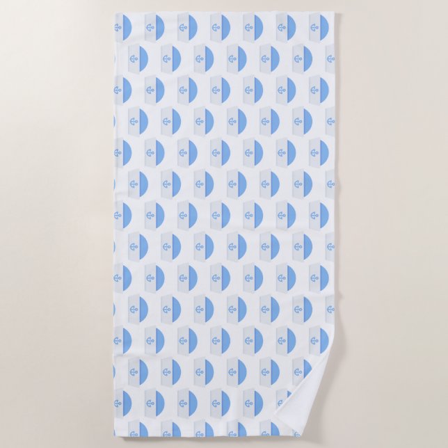 Segelhut Strandtuch (Vorderseite)