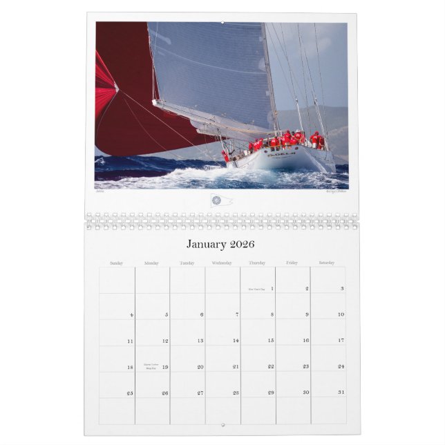 Segelkalender von Cory Silken Fotografy Kalender (Jan 2026)