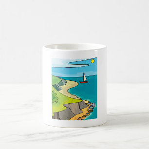 Segellandschaft Kaffeetasse