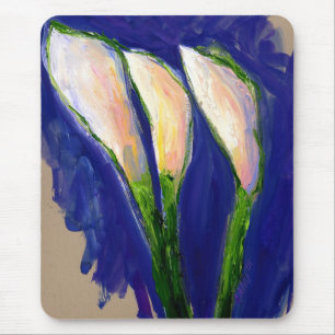 Segellilily Blume Malen Art Mousepad einstellen