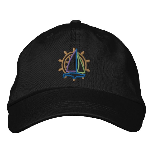 Segellogo Bestickte Baseballkappe (Vorderseite)