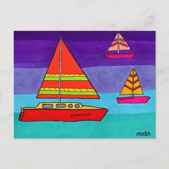 Segelmanager Postkarte (Vorderseite)