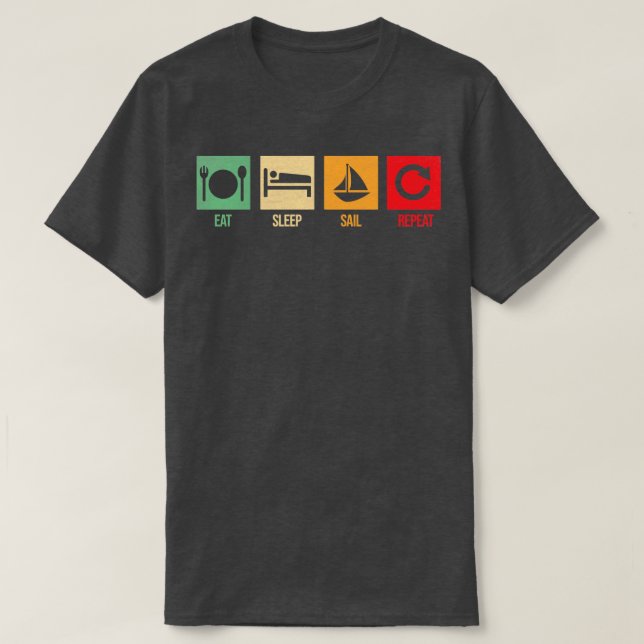 Segeln 3 T-Shirt (Design vorne)