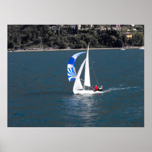 Segeln am Gardasee Poster