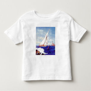Segeln am Leuchtturm von Albert B. Zeichen Kleinkind T-shirt