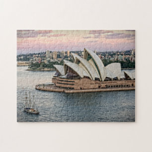 Segeln am Opernhaus Sydney - 11x14 - 252 Stk. Puzzle