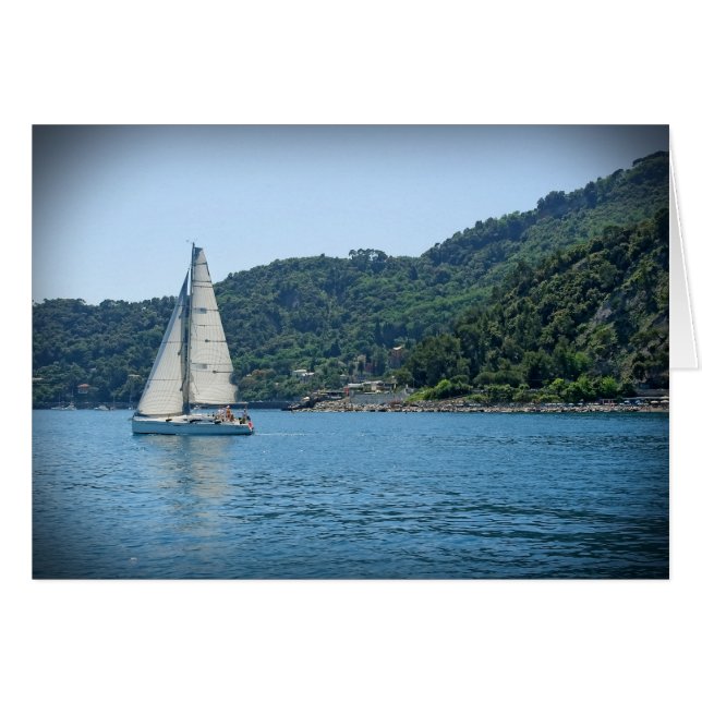 Segeln an der italienischen Riviera - Portofino Ca (Vorderseite (Horizontal))