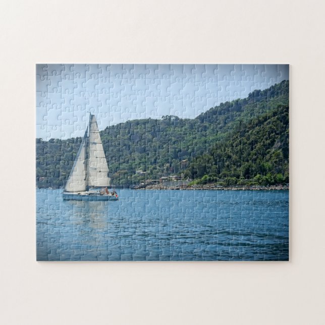 Segeln an der italienischen Riviera - Portofino Pu Puzzle (Horizontal)