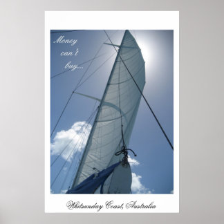 Segeln an der Whitsunday Coast, Australien Poster