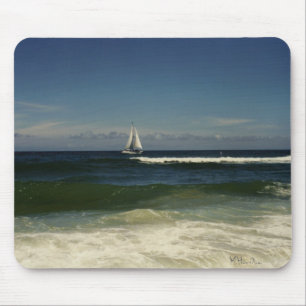 Segeln auf Assateague Insel-Staatsangehörig-Küste Mousepad