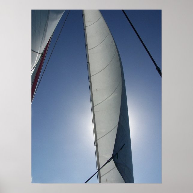 Segeln auf Bahamas Poster (Vorne)