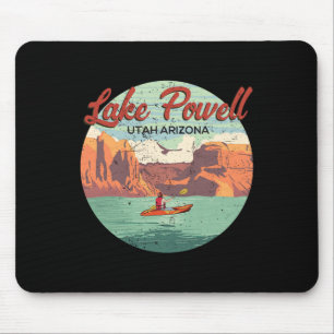 Segeln auf dem Lake Powell Utah Arizona Vintage Re Mousepad
