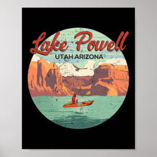 Segeln auf dem Lake Powell Utah Arizona Vintage Re Poster