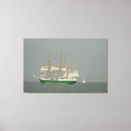 Segeln auf einer glühenden Leinwand Art