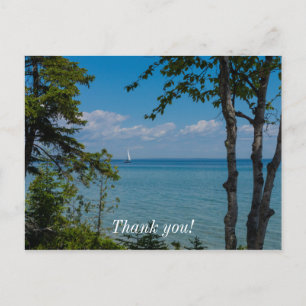 Segeln auf Mackinac Postkarte