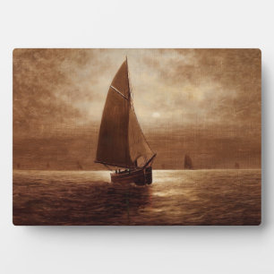 Segeln bei Nacht (ca. 1900) Elbridge Wesley Webb Fotoplatte