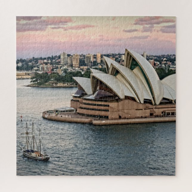 Segeln bei Sydney Opera House - 20x20 - 676 Stk. Puzzle (Vertikal)