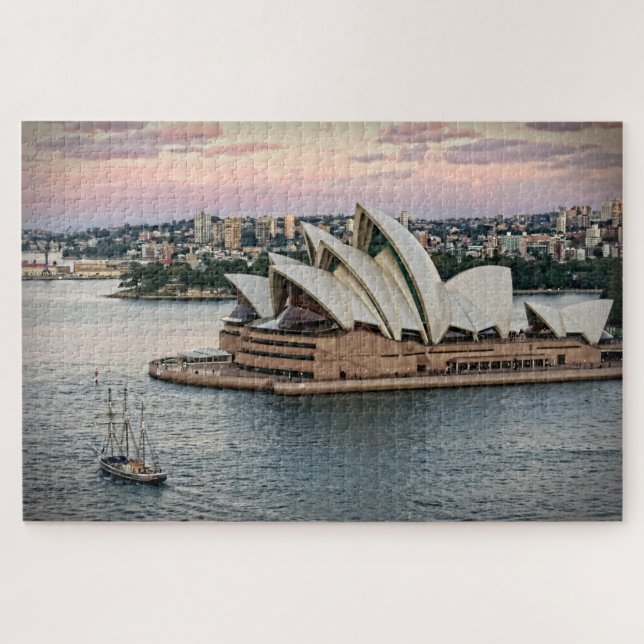 Segeln beim Opernhaus Sydney - 20x30 -1014 PC Puzzle (Horizontal)