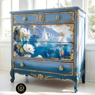 Segeln Catalina Island Kalifornien Decoupage Seidenpapier