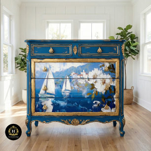 Segeln Catalina Island Kalifornien Decoupage Seidenpapier