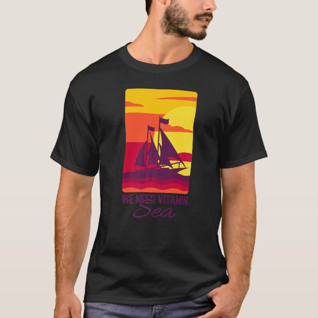 Segeln Crew Vitamin Sea T-Shirt (Vorderseite)