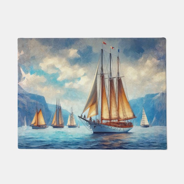 segeln fußmatte (Vorderseite)
