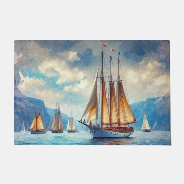 segeln fußmatte (Vorderseite)