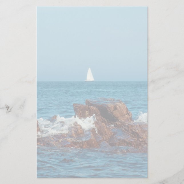 Segeln im Atlantik Briefpapier (Vorderseite)