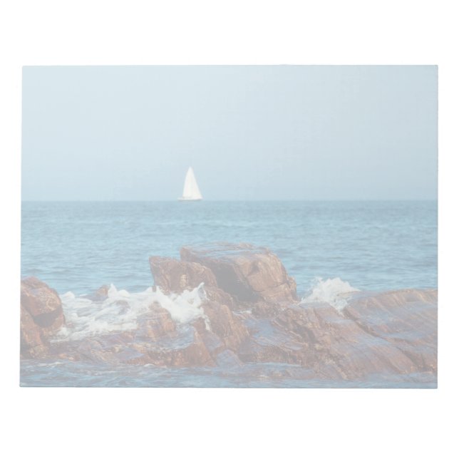 Segeln im Atlantik Notizblock (Vorderseite)