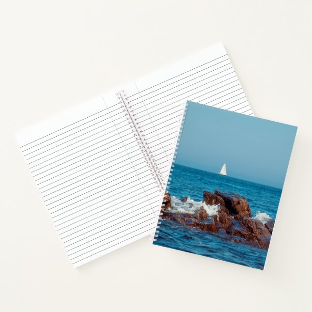 Segeln im Atlantik Notizbuch (Innenseite)