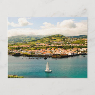 Segeln in Azoren Postkarte