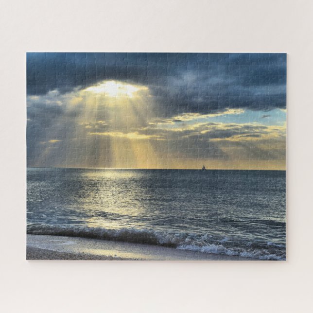 Segeln in den Sonnenuntergang - 16x20 - 520 Stk. Puzzle (Horizontal)