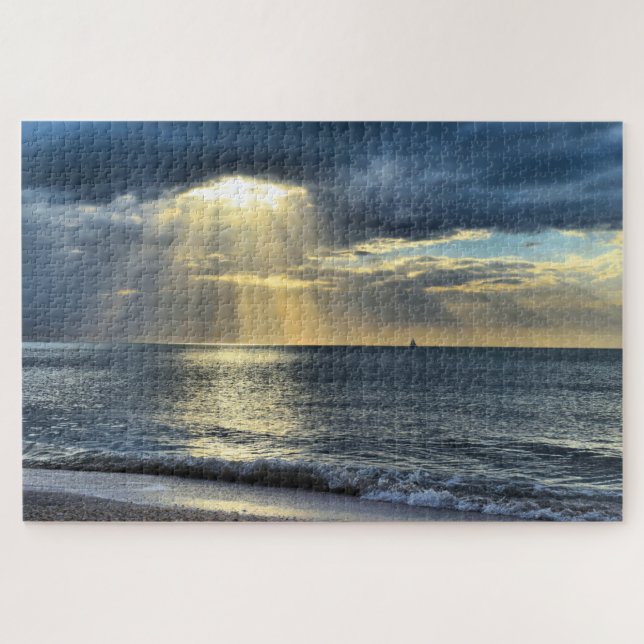 Segeln in den Sonnenuntergang - 20x30 - 1014 Stk. Puzzle (Horizontal)