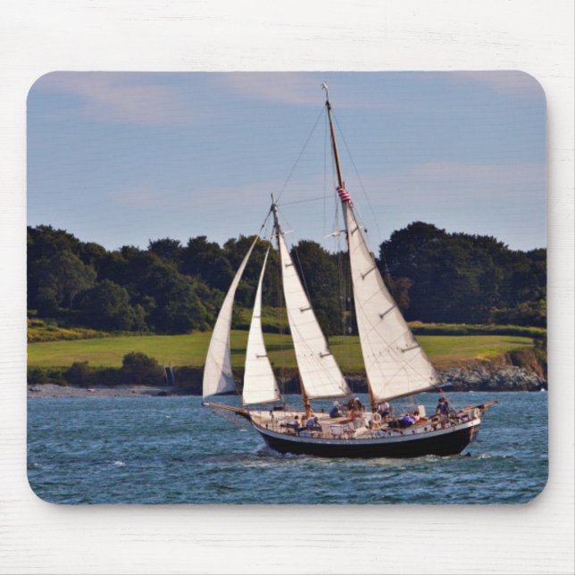 Segeln in Newport, Rhode Island, USA Mousepad (Vorne)