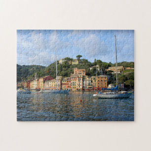 Segeln in Portofino, Italien - 11 x 14 Zoll Puzzle