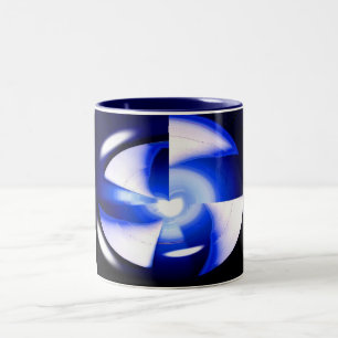SEGELN IN RICHTUNG LICHT ZWEIFARBIGE TASSE