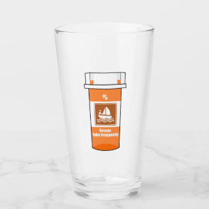 Segeln ist mein Medikament Glas