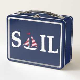 segeln metall brotdose