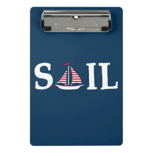 segeln mini klemmbrett