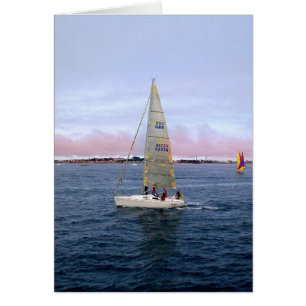 Segeln mit Guernsey-Karte