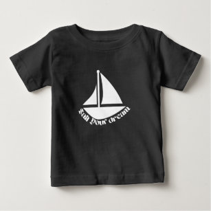 Segeln & Motivation; Segeltreiben & Segelboot T Baby T-shirt