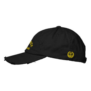 Segeln oder erster Kamerad der Boots-Crew mit Bestickte Baseballkappe