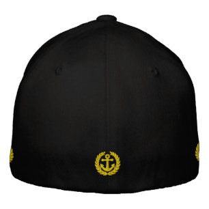 Segeln oder Yachtkapitän mit Ankermotiv Bestickte Baseballkappe