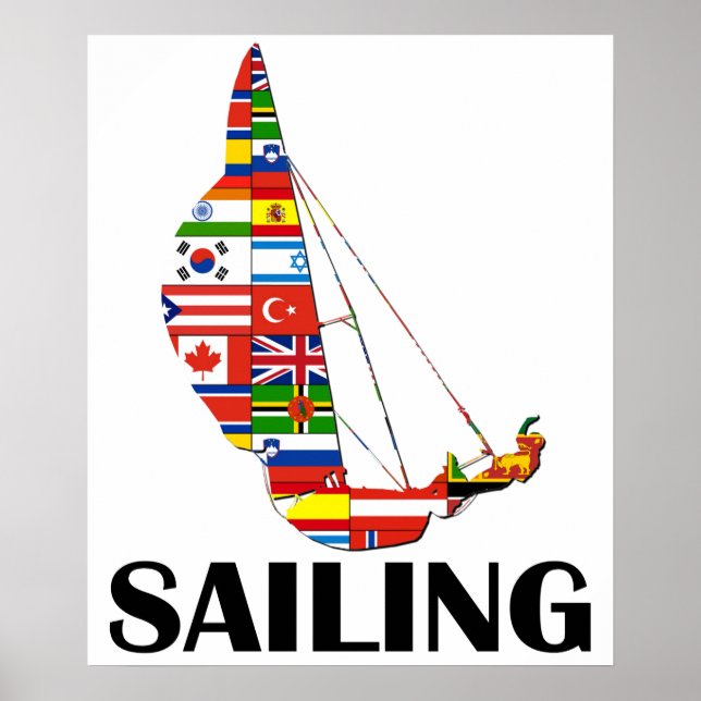 Segeln Poster (Vorne)