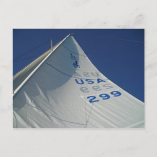 segeln postkarte