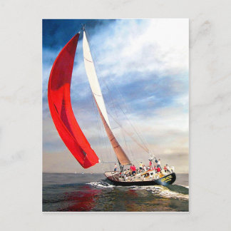 Segeln Postkarte