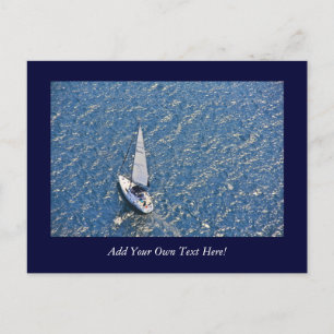 Segeln Postkarte