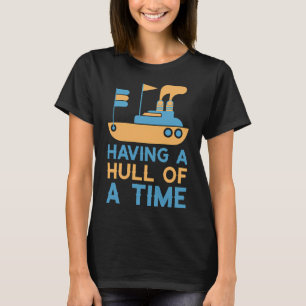 Segeln Pun Mit einem Rumpf einer Zeit Sommer Alter T-Shirt