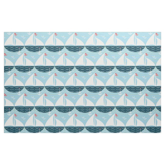 Segeln, Segeln Stoff (Fat Quarter (45,7 x 55,9 cm))