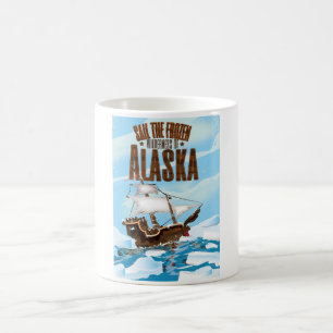Segeln Sie die gefrorene Wildnis von Alaska Tasse